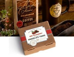 12 oz. Red Raspberry Fudge and 12 oz. of Monks Choice organic coffee